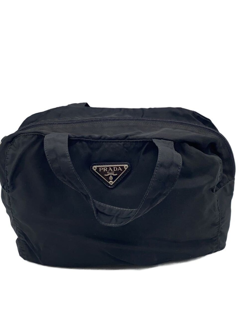 Prada Tessuto Boston Bag Black